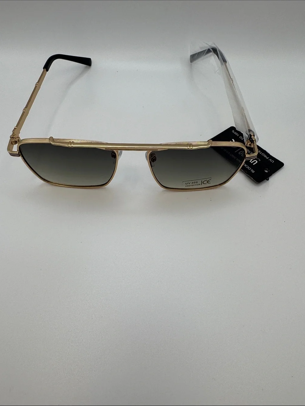 Gold Frame Grey Lens Women's Sunglasses